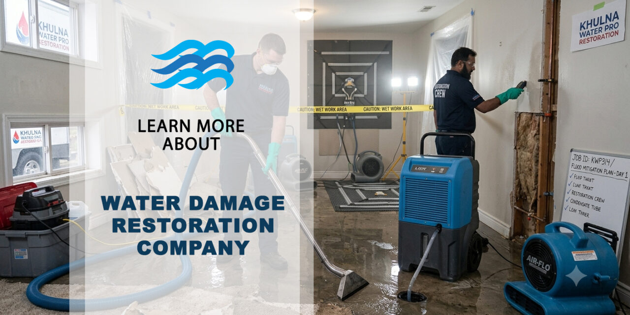 Water Damage Restoration Company with premier