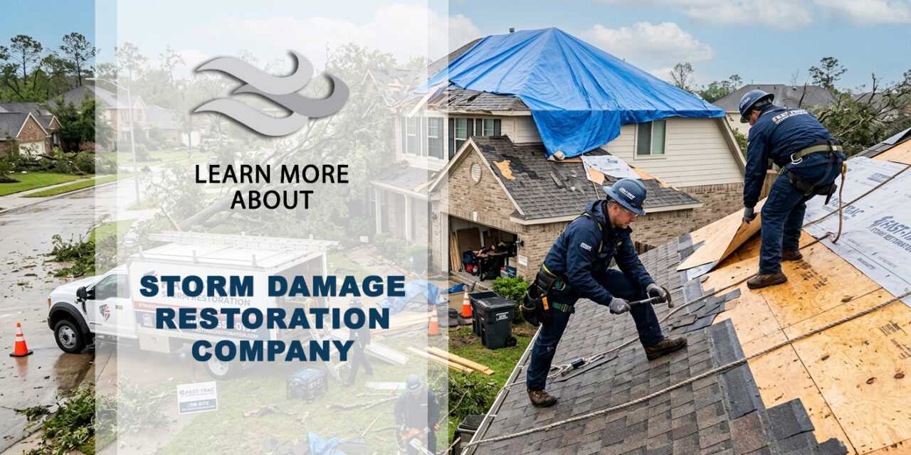 Storm damage restoration company