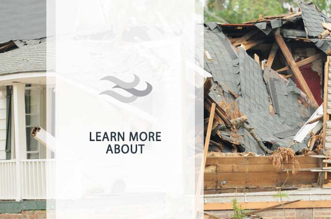 Storm damage restoration company