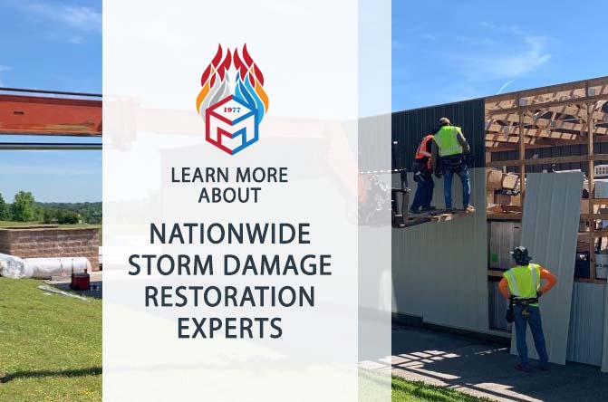 Nationwide Storm Damage Restoration Experts