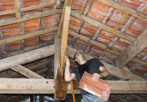 Water Damage In Attic