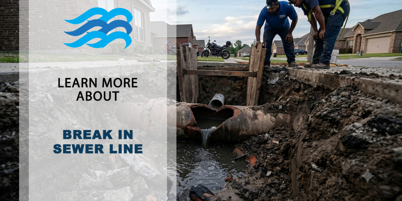 Break in Sewer Line:Urgent Repair Solutions for Restoration