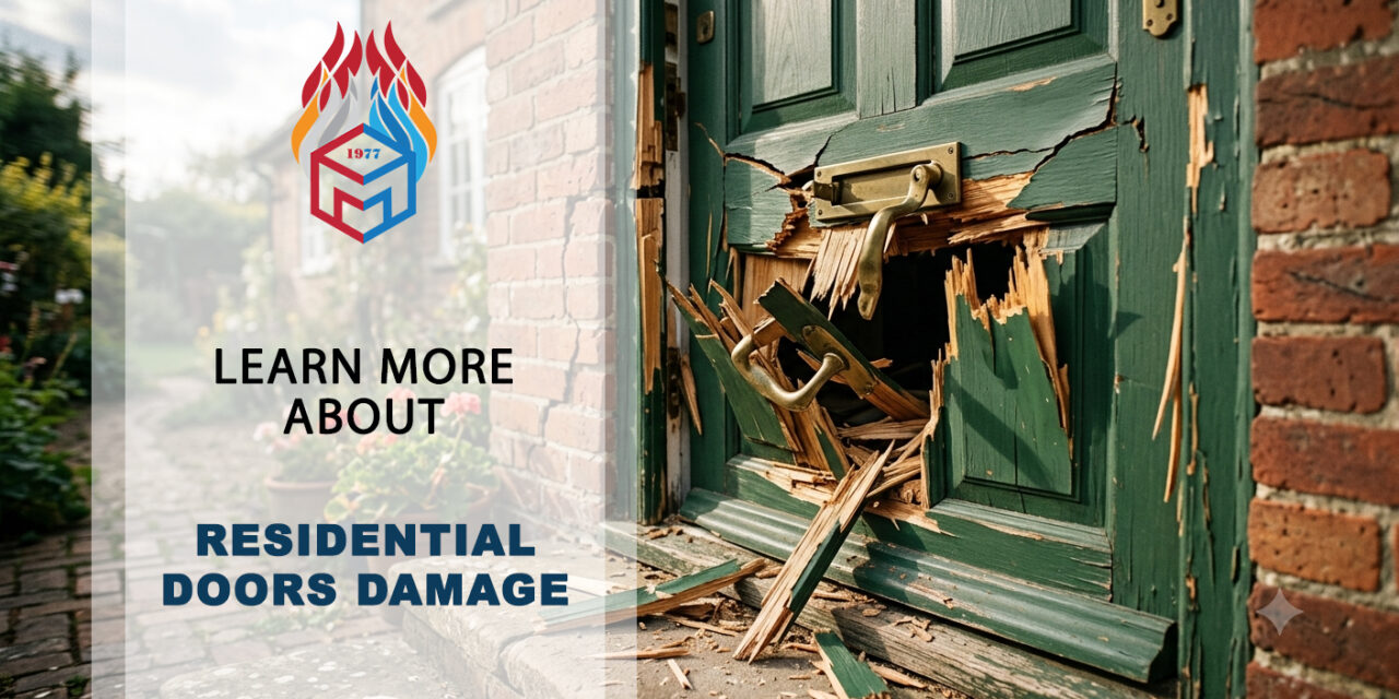 Residential Door Damage: Repairing with Expert Care