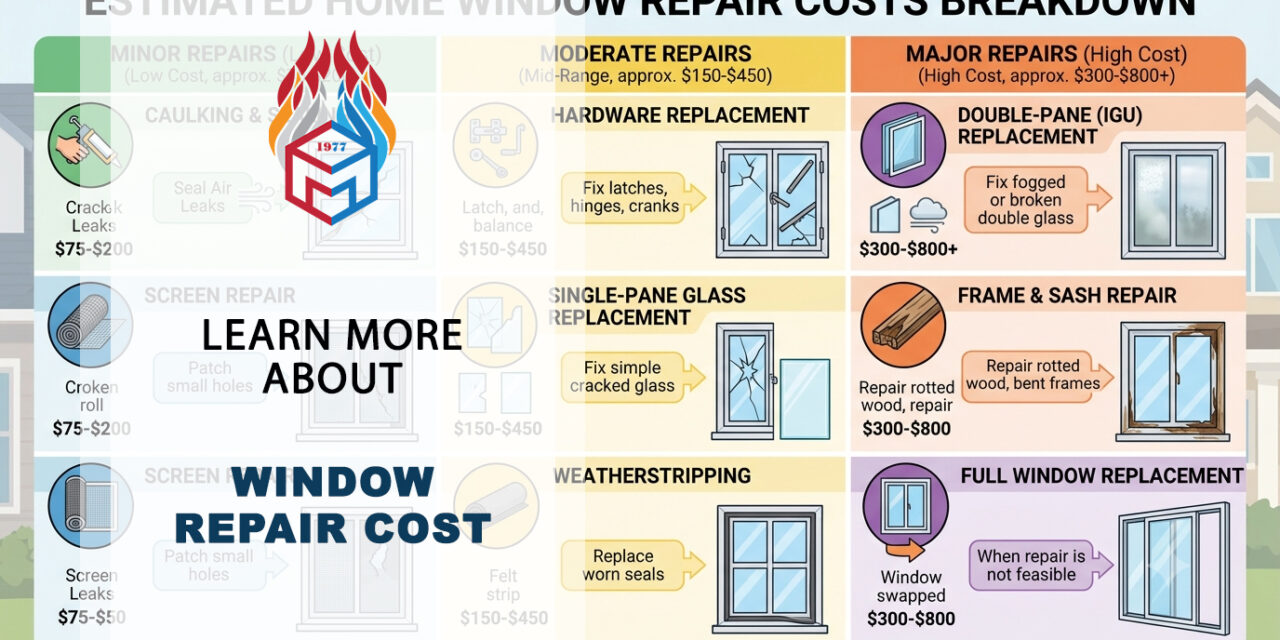 Window Repair Cost: Budget-Friendly Solutions