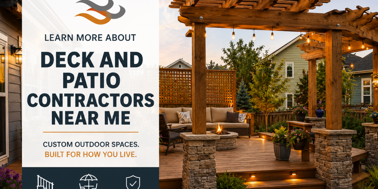 Find Local Excellence: Deck and Patio Contractors Nearby
