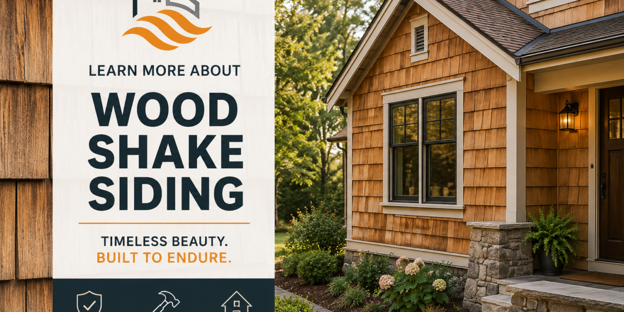 Classic Appeal: Wood Shake Siding for Timeless Charm
