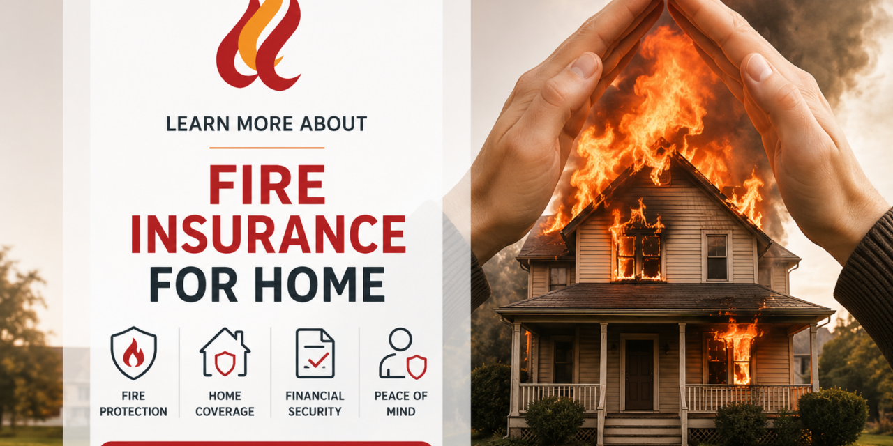 Fire insurance for home: Safeguard Your Residence