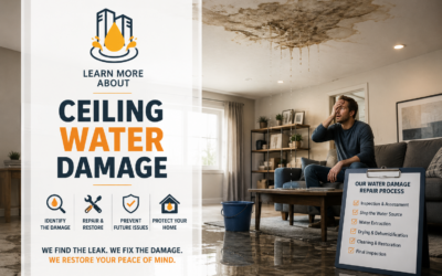 Restore Your Home After Ceiling Water Damage – Expert Help