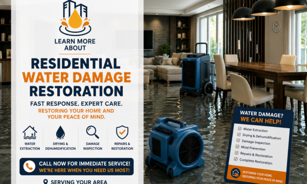 Expert Residential Water Damage Restoration Services Near You