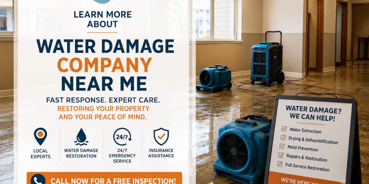 Water Damage Company Near Me – We Restore What Matters