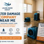 Water Damage Company Near Me – We Restore What Matters