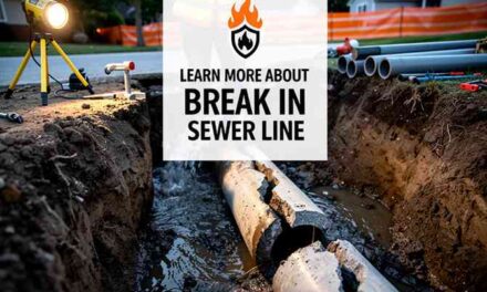 Break in Sewer Line:Urgent Repair Solutions for Restoration