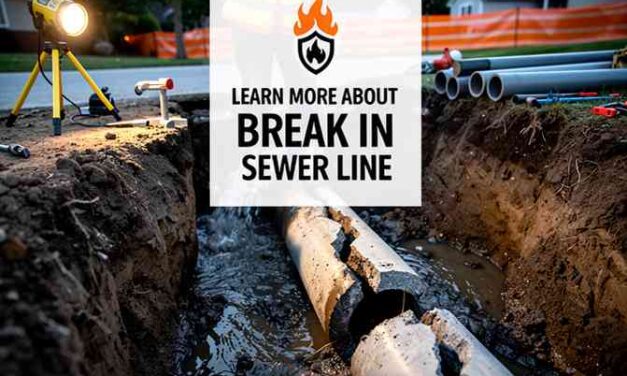 Break in Sewer Line:Urgent Repair Solutions for Restoration