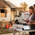 how to deal with insurance adjuster after a house fire